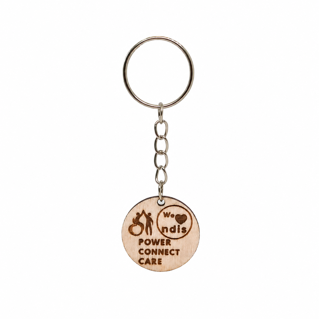 Custom NFC Wooden Keychain | Personalised Tap Keychain