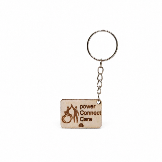 Custom NFC Wooden Keychain | Personalised Tap Keychain