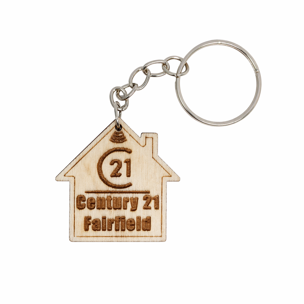 Real Estate House NFC Keychain