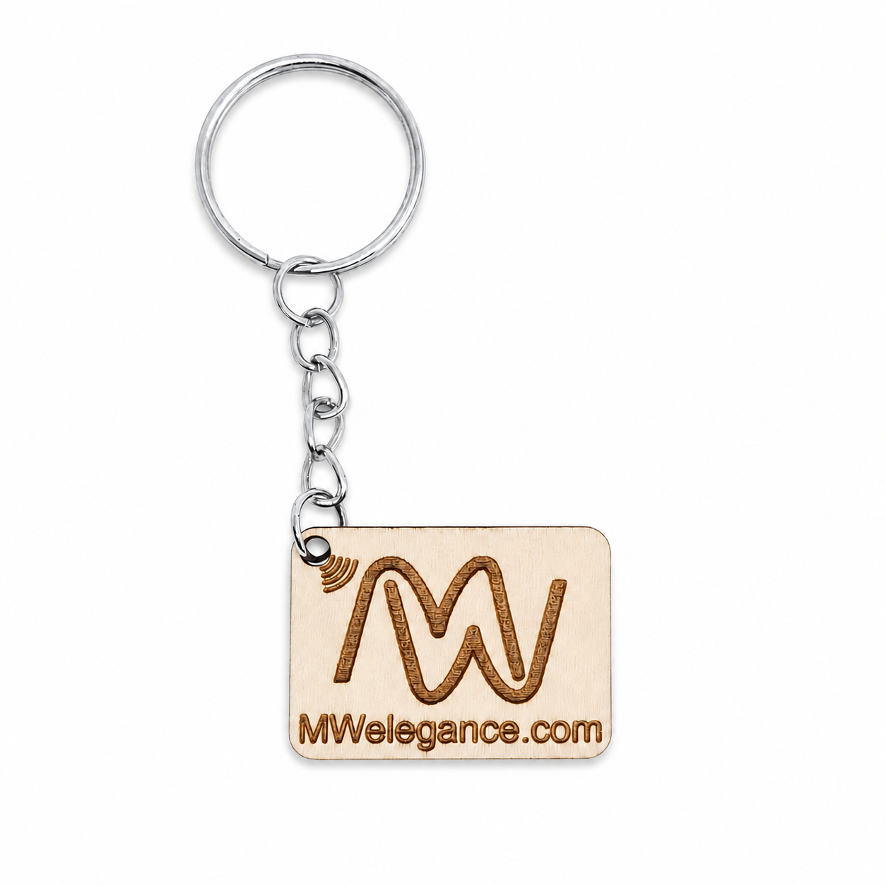 Custom NFC Wooden Keychain | Personalised Tap Keychain