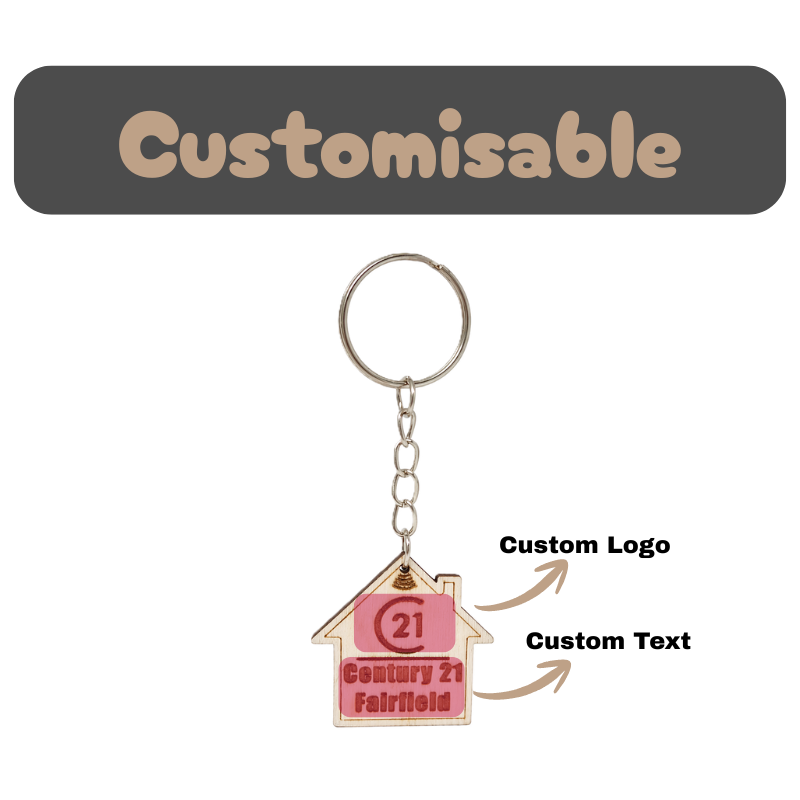 Real-Estate House NFC Keychain