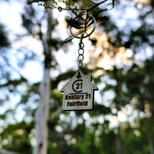 Real-Estate House NFC Keychain