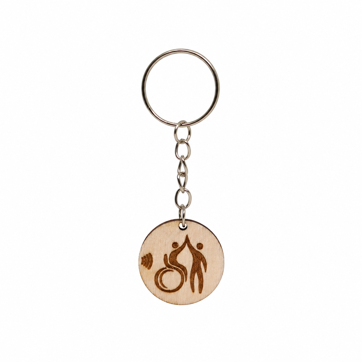 Custom NFC Wooden Keychain | Personalised Tap Keychain