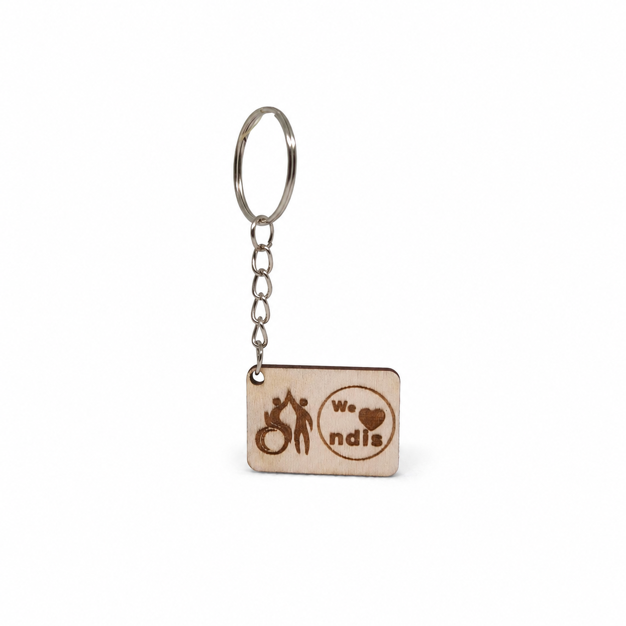 Custom NFC Wooden Keychain | Personalised Tap Keychain